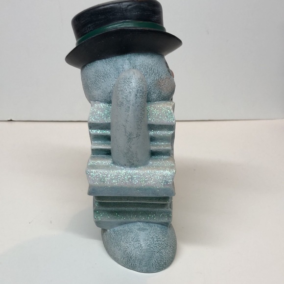 Hand painted Ceramic Snowflake Snowman - Picture 4 of 8